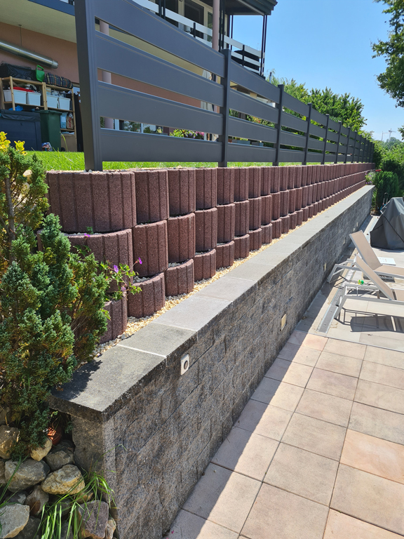muret et barrière de jardin